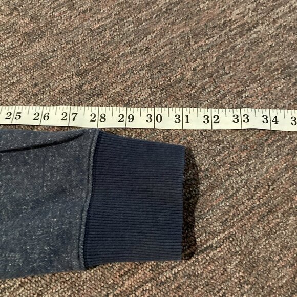 Fred Perry Sweater Jumper Pullover Sweatshirt Blue Crew Neck Men’s Size M Medium - Picture 9 of 9